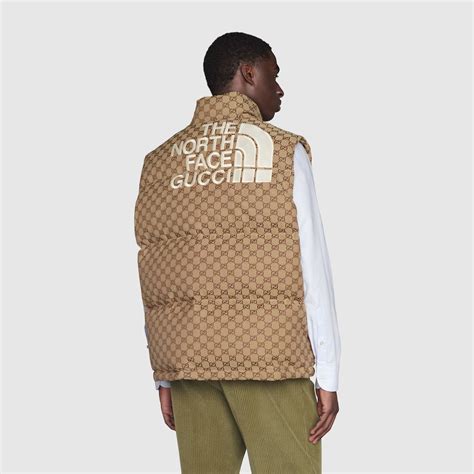 the north face x gucci down vest|patagonia x Gucci.